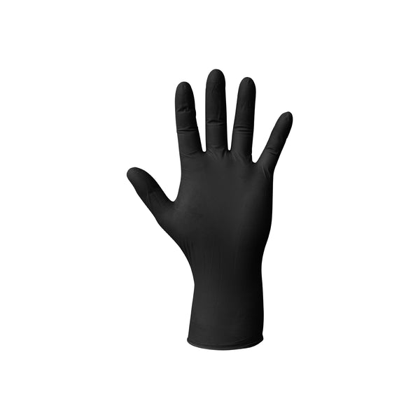 TGC.120001 Nitrile Gloves Black Small (100/pack) Globe Importers Adelaide Hospitality Supplies