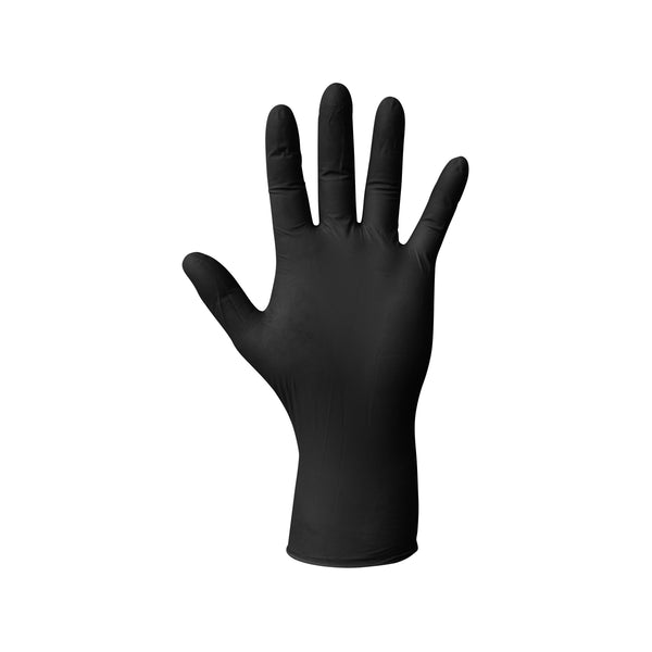 TGC.120002 Nitrile Gloves Black Medium (100/pack) Globe Importers Adelaide Hospitality Supplies