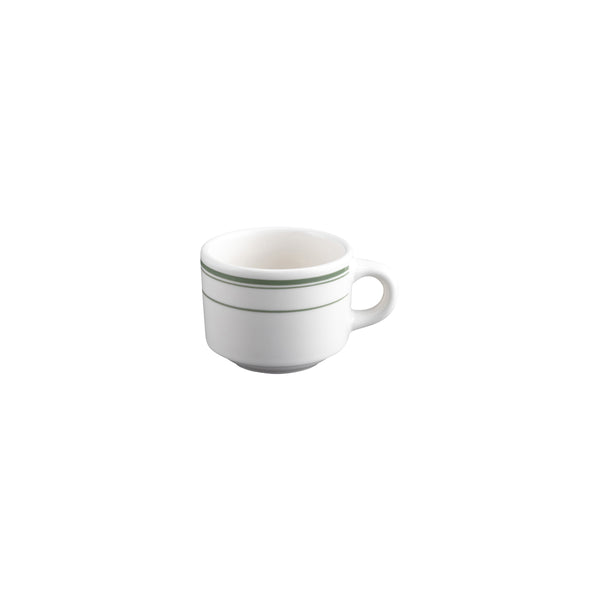 TX110104 Tuxton Green Bay Stackable Cup 95mm / 200ml Globe Importers Adelaide Hospitality Supplies