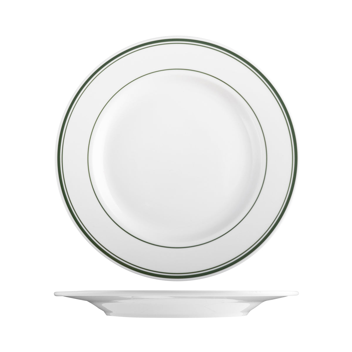 TX110120 Tuxton Green Bay Round Plate 305mm Globe Importers Adelaide Hospitality Supplies