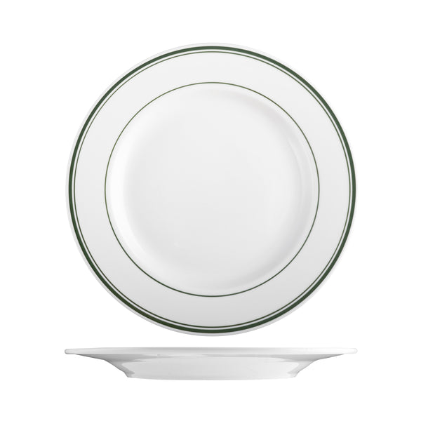 TX110120 Tuxton Green Bay Round Plate 305mm Globe Importers Adelaide Hospitality Supplies