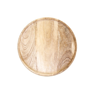 04890-T Chef Inox Round Serving Board - Natural Wood Globe Importers Adelaide Hospitality Suppliers
