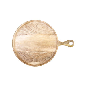 04892-T Chef Inox Round Paddle Board - Natural Wood Globe Importers Adelaide Hospitality Suppliers