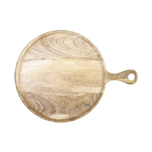 04895-T Chef Inox Round Paddle Board - Natural Wood Globe Importers Adelaide Hospitality Suppliers