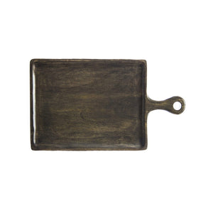 04965-T Chef Inox Rectangular Paddle Board - Dark Wood Globe Importers Adelaide Hospitality Suppliers