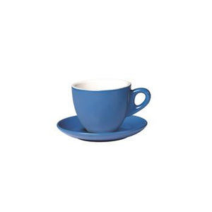 06.BELLY.CAP.BL Incafe Blue Belly Cappuccino Cup Globe Importers Adelaide Hospitality Suppliers