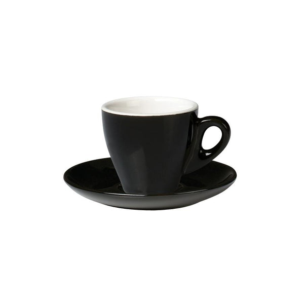 06.ESP.C.BK Incafe Black Espresso Cup Globe Importers Adelaide Hospitality Suppliers