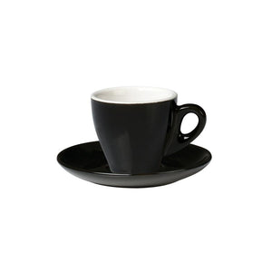 06.ESP.S.BK Incafe Black Espresso Saucer Globe Importers Adelaide Hospitality Suppliers
