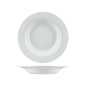 1160 Long Fine Arlington Soup / Pasta Bowl Wide Rim Globe Importers Adelaide Hospitality Supplies