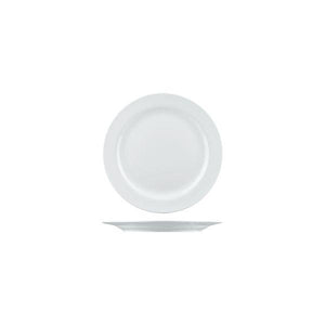 2201 Long Fine Arlington Round Plate Wide Rim Globe Importers Adelaide Hospitality Supplies