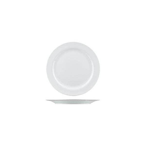 2201 Long Fine Arlington Round Plate Wide Rim Globe Importers Adelaide Hospitality Supplies