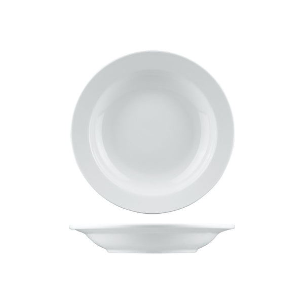 2209 Long Fine Arlington Soup / Pasta Bowl Wide Rim Globe Importers Adelaide Hospitality Supplies
