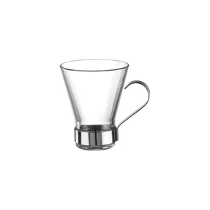 310-255 Bormioli Rocco Ypsilon Cappuccino with Stainless Steel Handle Globe Importers Adelaide Hospitality Supplies