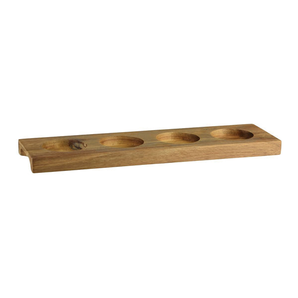 400.208TRAY Long Fine Classicware Wooden Tray With Compartments Globe Importers Adelaide Hospitality Supplies