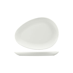 400.215 Long Fine Classicware Teardrop Coupe Plate Globe Importers Adelaide Hospitality Supplies