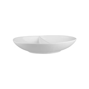 400.64 Long Fine Classicware Oval Bowl With Divider Globe Importers Adelaide Hospitality Supplies