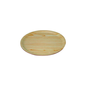 41333-B Round Wood Tray - Birch Globe Importers Adelaide Hospitality Suppliers