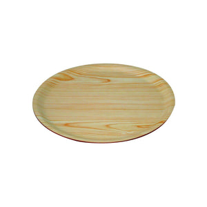 41343-B Round Wood Tray - Birch Globe Importers Adelaide Hospitality Suppliers