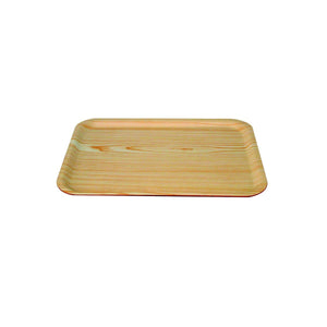 41347-B Rectangular Wood Tray - Birch Globe Importers Adelaide Hospitality Suppliers
