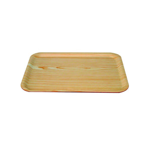 41350-B Rectangular Wood Tray - Birch Globe Importers Adelaide Hospitality Suppliers