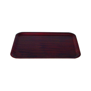 41350 Rectangular Wood Tray - Mahogany Globe Importers Adelaide Hospitality Suppliers