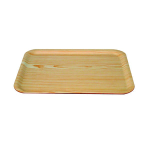 41355-B Rectangular Wood Tray - Birch Globe Importers Adelaide Hospitality Suppliers