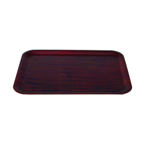 41355 Rectangular Wood Tray - Mahogany Globe Importers Adelaide Hospitality Suppliers