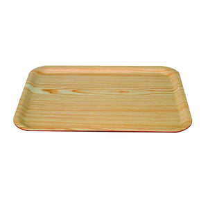 41360-B Rectangular Wood Tray - Birch Globe Importers Adelaide Hospitality Suppliers