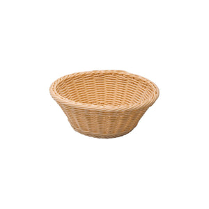41709 Round Heavy Duty Polypropylene Serving Basket - Natural Globe Importers Adelaide Hospitality Suppliers