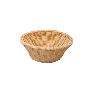 41710 Round Heavy Duty Polypropylene Serving Basket - Natural Globe Importers Adelaide Hospitality Suppliers