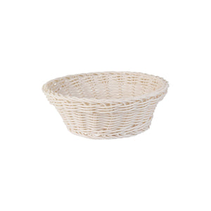41880-T Round Heavy Duty Polypropylene Serving Basket - Taupe Globe Importers Adelaide Hospitality Suppliers