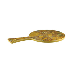 460032 Cheforward Lapis Round Paddle Board Gold Canyon Jasper Agate Globe Importers Adelaide Hospitality Supplies