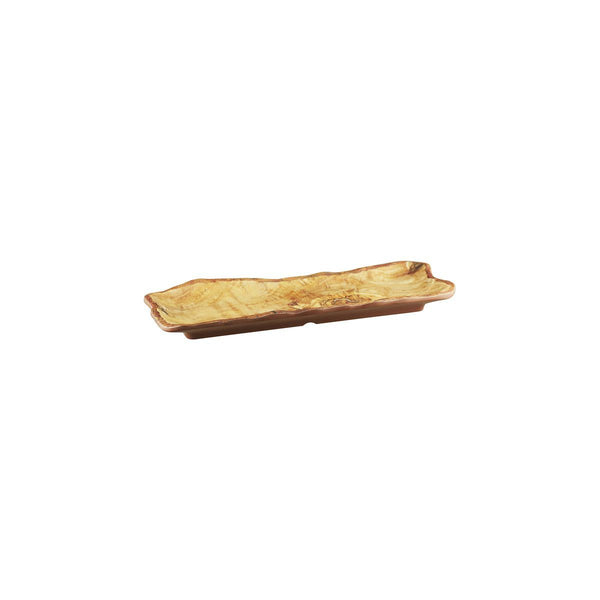 465223 Cheforward Transform Wood Grain Oblong Plate Globe Importers Adelaide Hospitality Supplies
