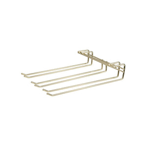 56183 Triple Row Glass Hanger Brass Plated Globe Importers Adelaide Hospitality Suppliers