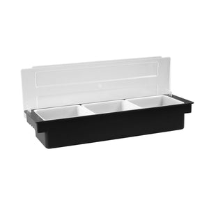 70833 Condiment Dispenser Plastic - 3 Compartment Globe Importers Adelaide Hospitality Suppliers