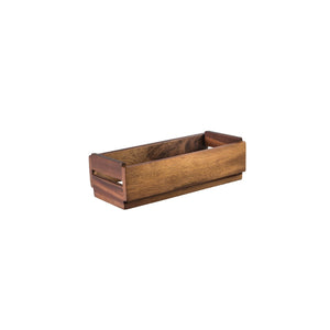 76740 Moda Brooklyn Mini Crate Acacia Wood Globe Importers Adelaide Hospitality Suppliers