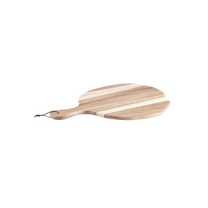 76861 Moda Round Paddle Board - Rustic Acacic Wood Globe Importers Adelaide Hospitality Suppliers