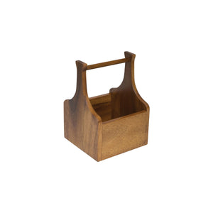 76881 Moda Artisan Cutlery Caddy Acacia Wood Globe Importers Adelaide Hospitality Suppliers