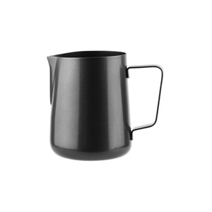 79382-BK Water / Milk Frothing Jug Black Regular Handle Globe Importers Adelaide Hospitality Suppliers