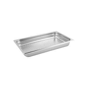 885103 1/1 Size Perforated Steam Pan Stainless Steel Globe Importers Adelaide Hospitality Supplies
