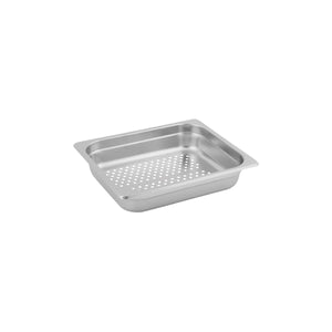 885203 1/2 Size Perforated Steam Pan Stainless Steel Globe Importers Adelaide Hospitality Supplies