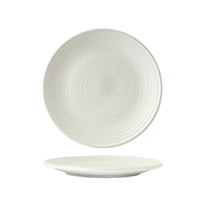 FROST ROUND RIBBED PLATE