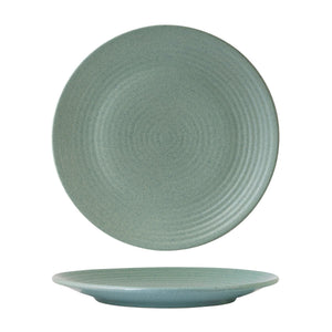 MINT ROUND RIBBED PLATE