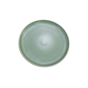 908110 Tablekraft Urban Green Round Coupe Plate Globe Importers Adelaide Hospitality Supplies