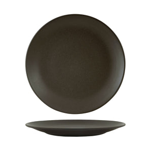 CHARCOAL ROUND COUPE PLATE