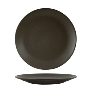 CHARCOAL ROUND COUPE PLATE