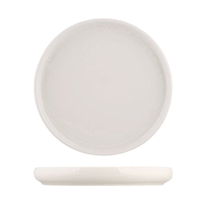 926526 Moda Porcelain Snow Stackable Round Plate Globe Importers Adelaide Hospitality Supplies