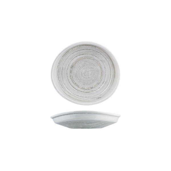 926732 Moda Porcelain Willow Irregular Plate Globe Importers Adelaide Hospitality Supplies
