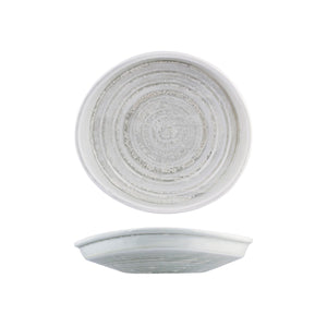926736 Moda Porcelain Willow Irregular Plate Globe Importers Adelaide Hospitality Supplies