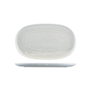 926744 Moda Porcelain Willow Oval Coupe Plate Globe Importers Adelaide Hospitality Supplies